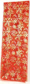 RED CHRISTMAS SNOWFLAKE SHEER TABLE RUNNER DECORATION. DP54245 RED